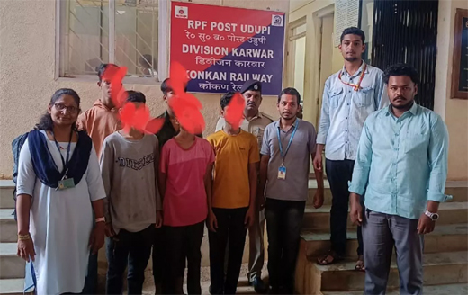 Minors rescued